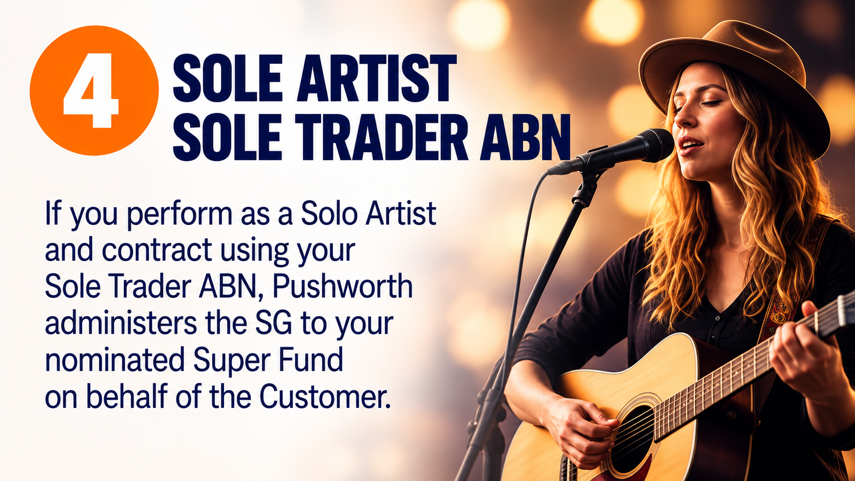Super Live Guide - Sole Artist Sole Trader ABN