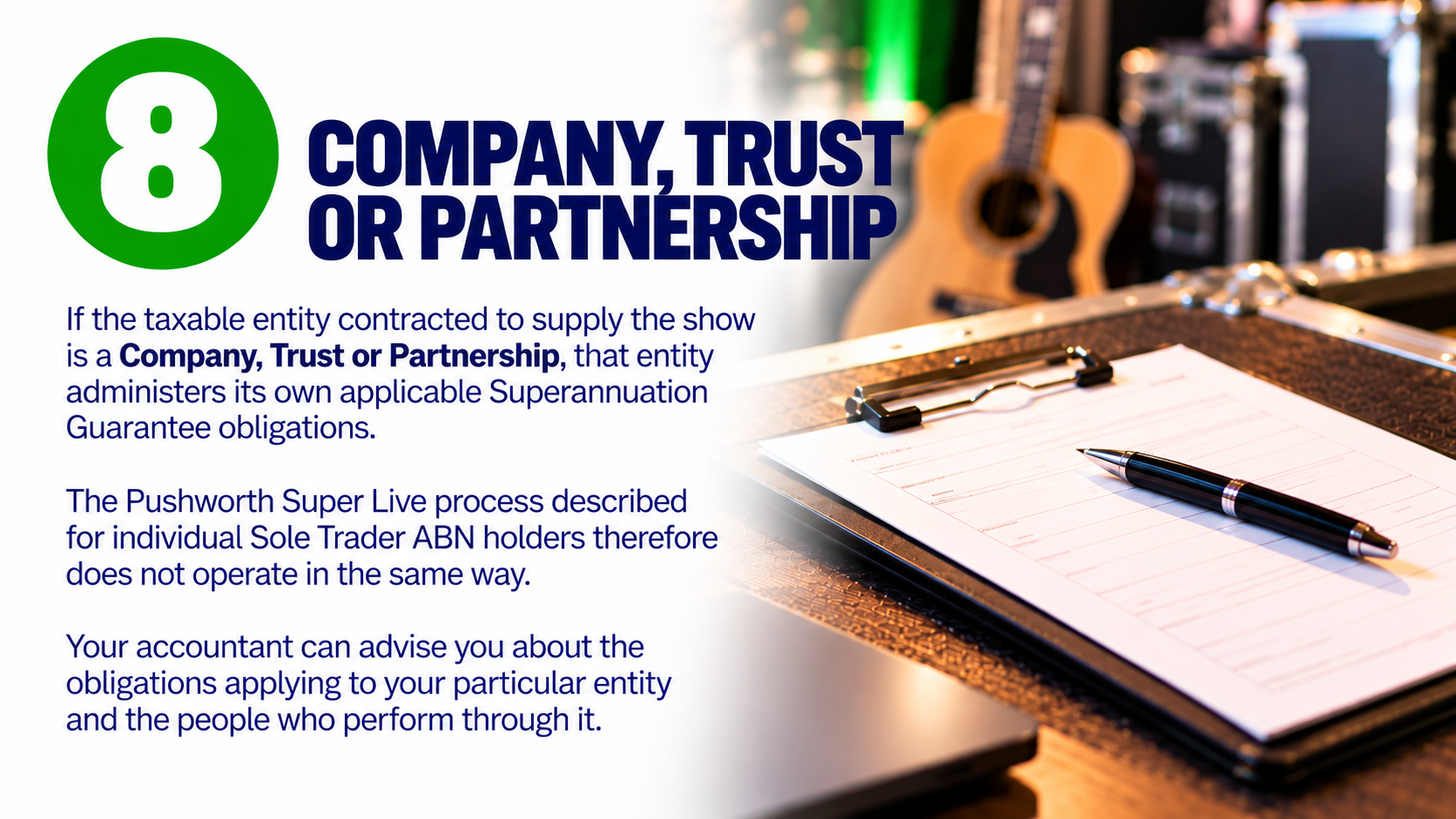 Super Live Guide - Company Trust or Partnership