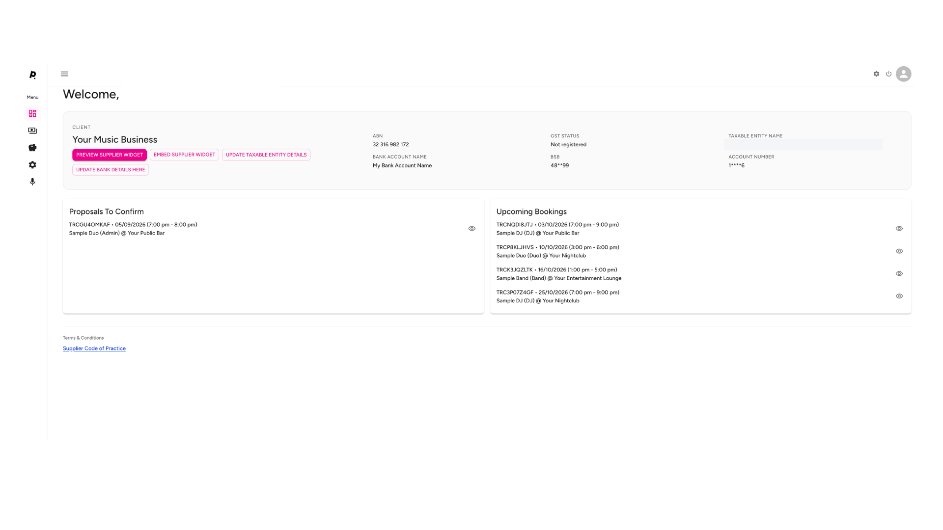 Pushworth Live Main Dashboard