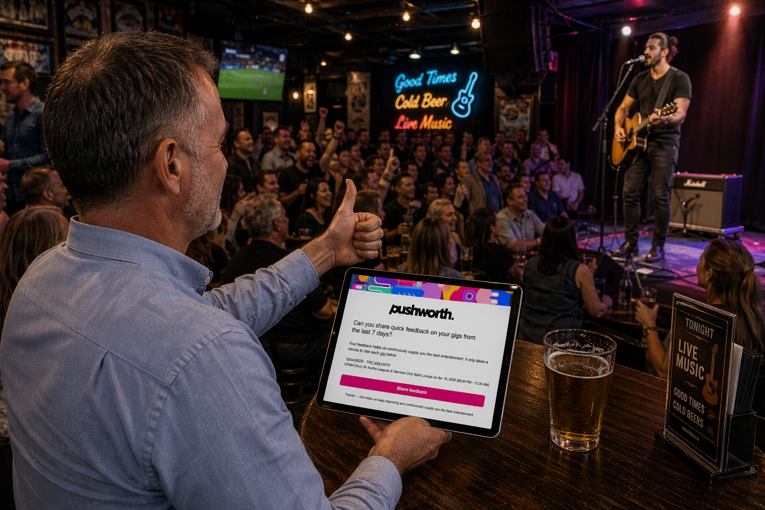 Venue Manager Performance Feedback